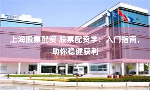 上海股票配资 股票配资学：入门指南，助你稳健获利